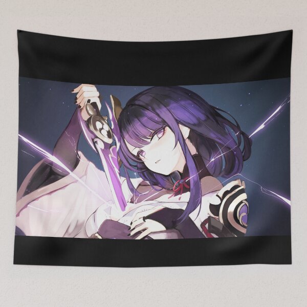 Item preview, Genshin impact baal waifu portrait  designed and sold by maynard974b.