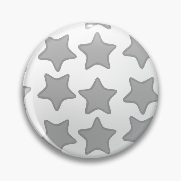 Item preview, Rounded Star Sticker Set Grey designed and sold by FioreCiliegia.