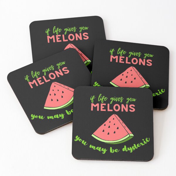 Item preview, If Life Gives You Melons You May Be Dyslexic designed and sold by syarifahrasul.