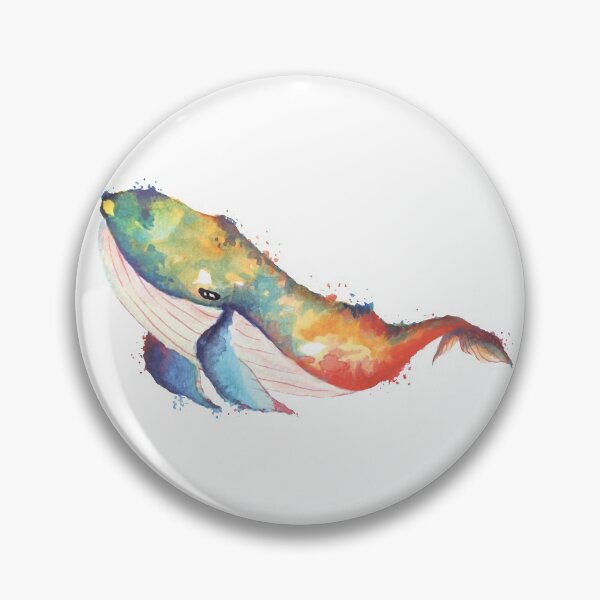 Item preview, Colorful whale  designed and sold by ChicagoDixon.