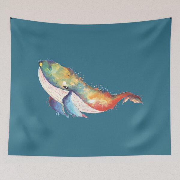 Item preview, Colorful whale  designed and sold by ChicagoDixon.
