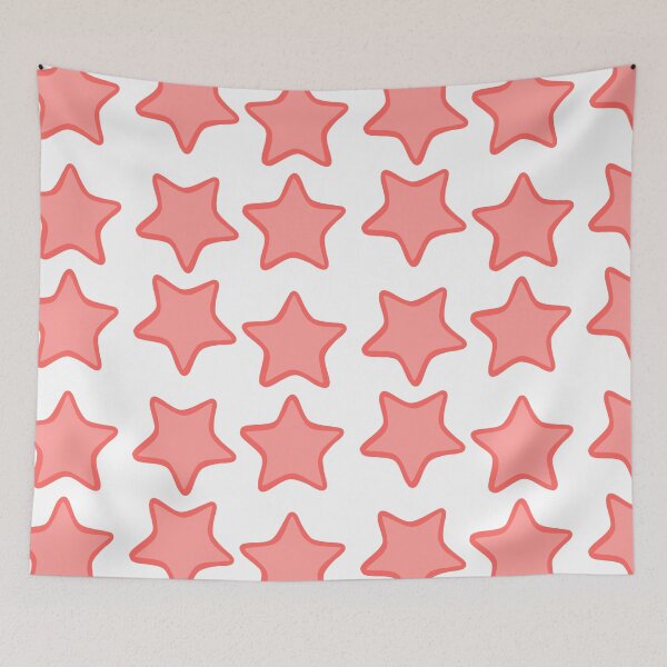 Item preview, Rounded Star Sticker Set Mauve designed and sold by FioreCiliegia.