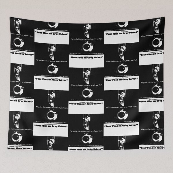 Item preview, Four Flies On Grey Velvet - Cult Horror Fan  designed and sold by CominottiMekhi.