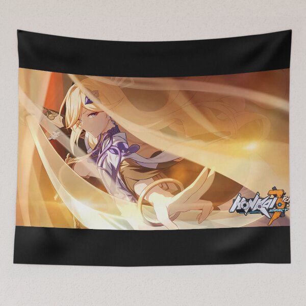 Item preview, Honkai impact kallen curtain designed and sold by maynard974b.