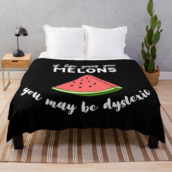 Item preview, If Life Gives You Melons You May Be Dyslexic designed and sold by syarifahrasul.