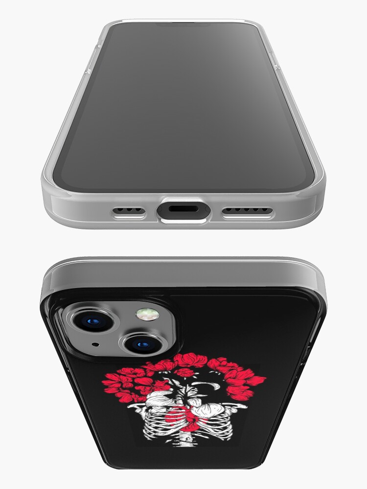 Alternate view of Blood Red Heart 29 iPhone Case