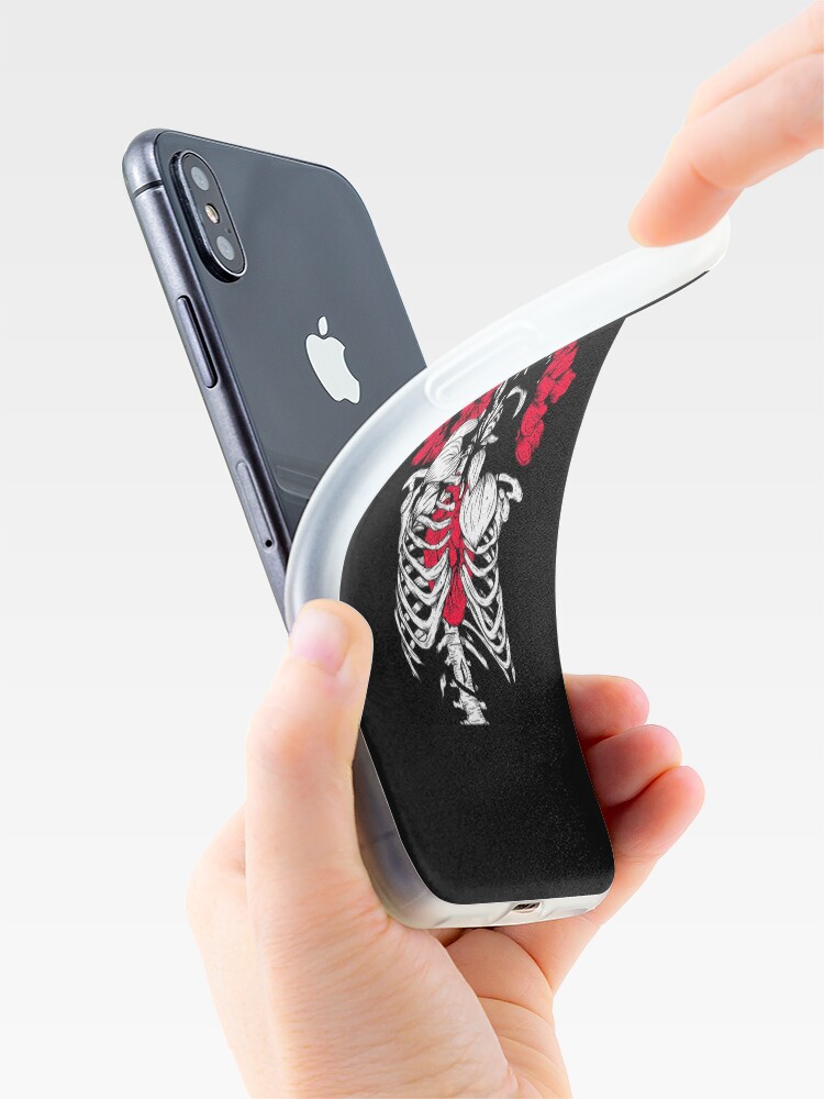 Alternate view of Blood Red Heart 29 iPhone Case