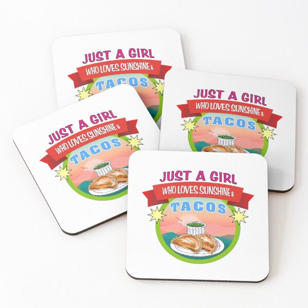 Item preview, Just A Girl Who Loves Sunshine And Tacos designed and sold by uta917.
