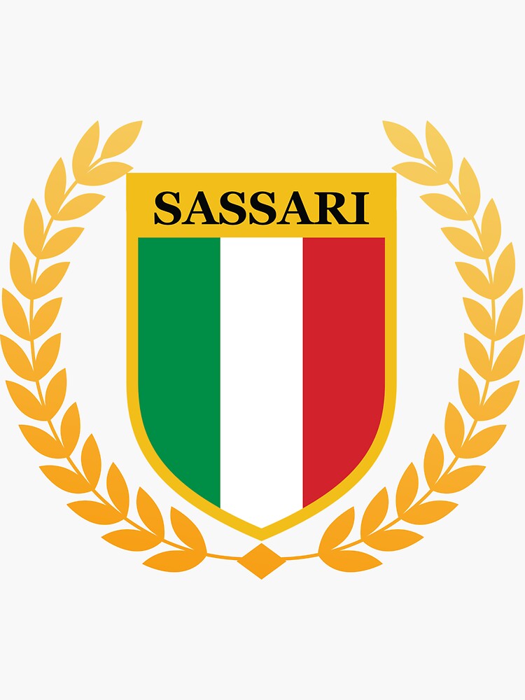 Thumbnail 3 of 3, Sticker, Sassari Italia Italy designed and sold by ItaliaStore.