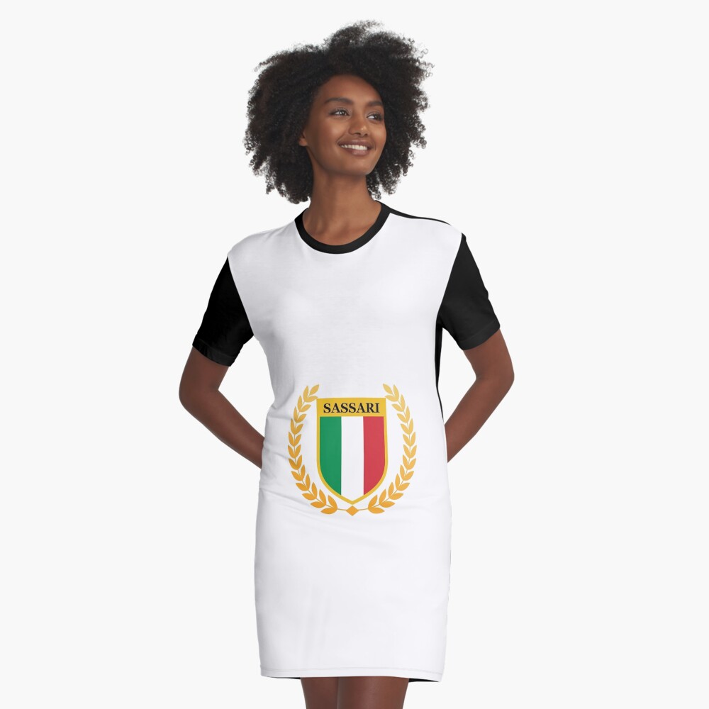 Item preview, Graphic T-Shirt Dress designed and sold by ItaliaStore.