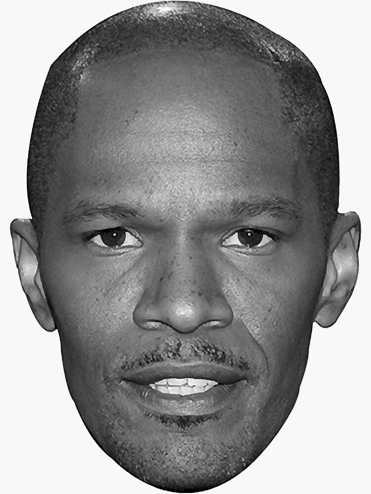 "Jamie Foxx " Sticker for Sale by CominottiMekhi Redbubble