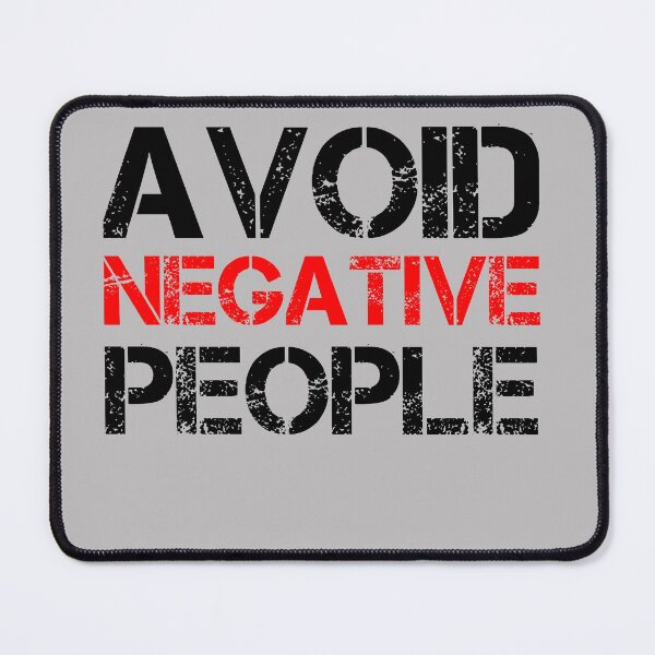 Item preview, Avoid Negative People Positive T-shirt designed and sold by Red Line.