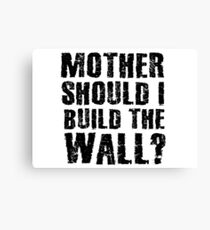 the wall pink floyd rock lyrics inspirational rebel hippie anti-system rocker hippie t shirts Canvas Print