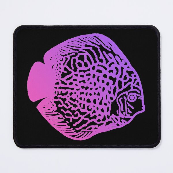 Item preview, Pink and Purple Discus Fish  designed and sold by CaptinAubs.