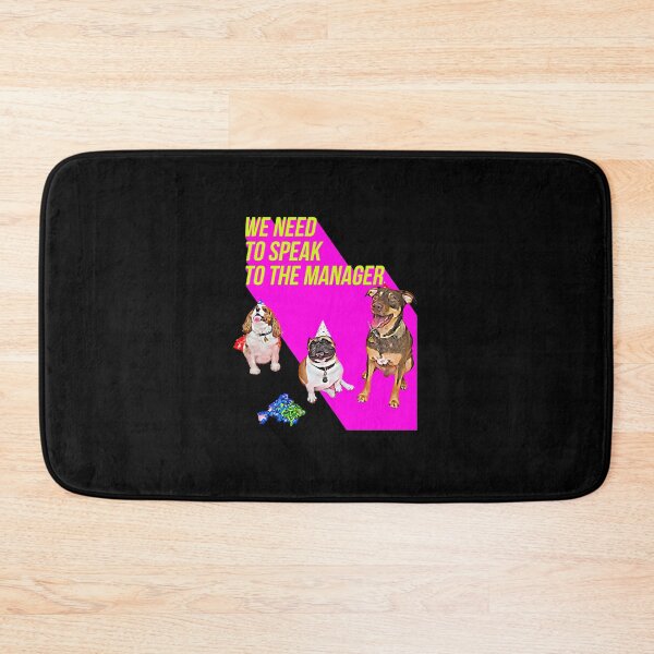 Item preview, We need to speak to the Manager (3 dogs Pink)  designed and sold by anwright75vdc.