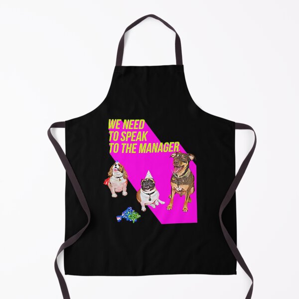 Item preview, We need to speak to the Manager (3 dogs Pink) designed and sold by anwright75vdc.