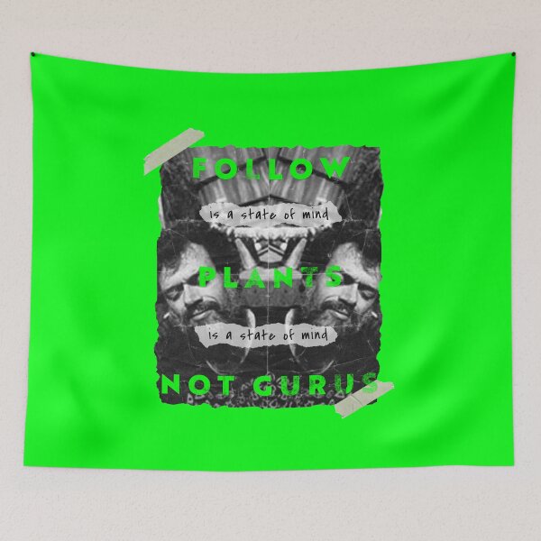 Item preview, Terence McKenna Follow Plants designed and sold by Mystikos Art.
