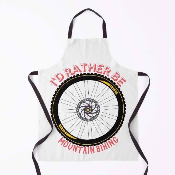 Item preview, I'd Rather Be Mountain Biking Wheel designed and sold by NoSpecialShop.