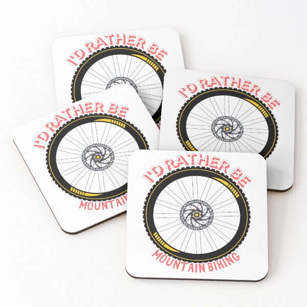 Item preview, I'd Rather Be Mountain Biking Wheel designed and sold by NoSpecialShop.