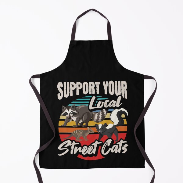 Item preview, Support Your Local Street Cats, Raccoon Skunk, and Possum Lovers designed and sold by Merchking1.
