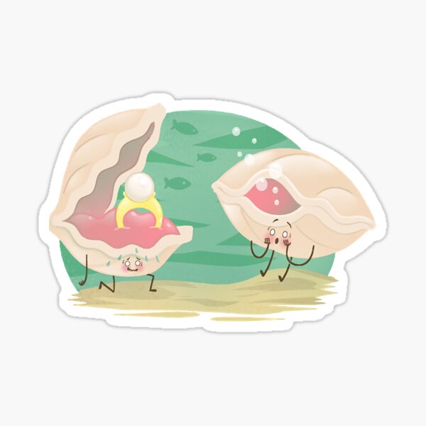 "Mussel Proposal " Sticker for Sale by Swango1994 Redbubble