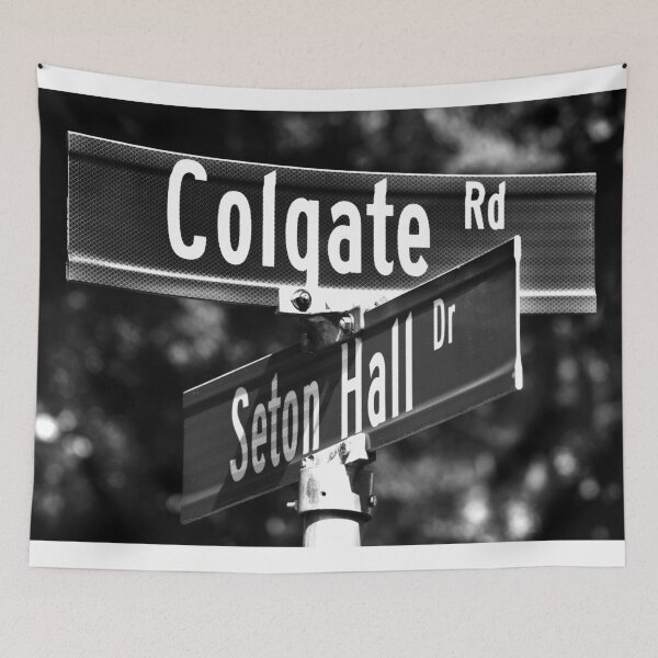 Item preview, A Street Sign Called Colgate & Seton Hall designed and sold by jcwest.