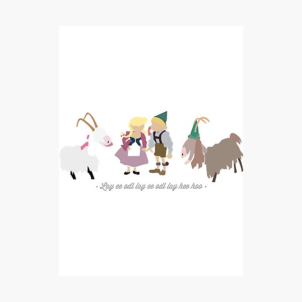 Lonely Goatherd Photographic Print