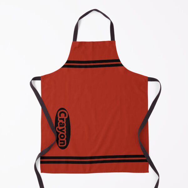 Red Crayon Costume Apron