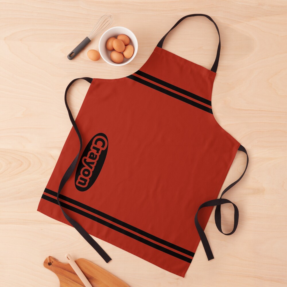 Red Crayon Costume Apron