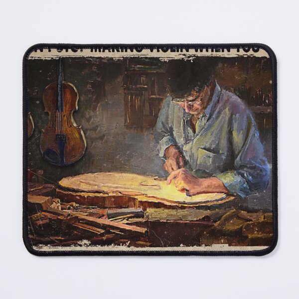Item preview, You Don’t Stop Making Violin When You Get Old Poster designed and sold by janetganes0118.