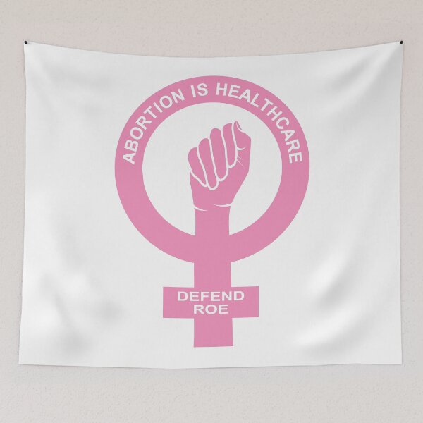Item preview, Defend Roe Pink Power Fist designed and sold by FiaFiaPress.