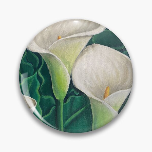 Item preview, Arum Lilies Painting designed and sold by 3Brunhilda.