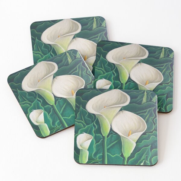 Item preview, Arum Lilies Painting designed and sold by 3Brunhilda.