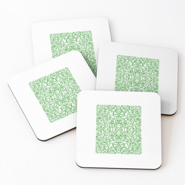 Item preview, Labyrint Graffiti Peridot/Hvid Grotesk  designed and sold by ZENDYtechSTYLE.