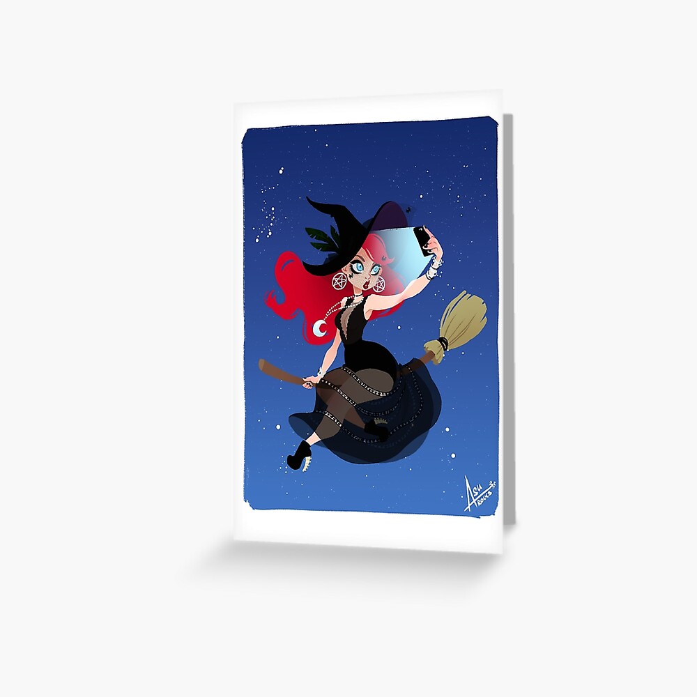 #WITCH Greeting Card by asurocks | Redbubble #WITCH Greeting Card by asurocks