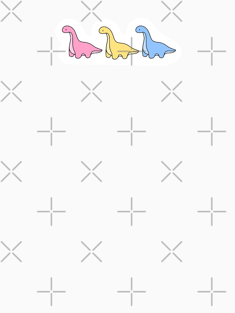 Subtle Pan Pansexual Flag Dinosaur by bassoongirl123