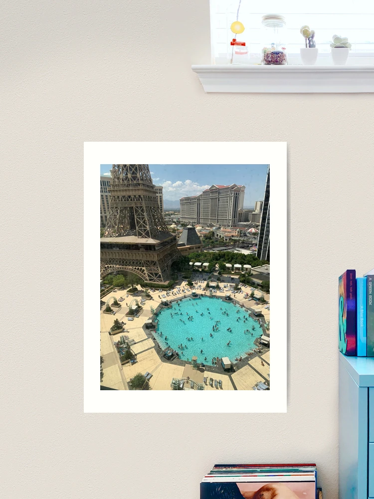 Paris Hotel Pool Las Vegas Summer Fun Caesars Art Print for Sale by  ChemicallyClean