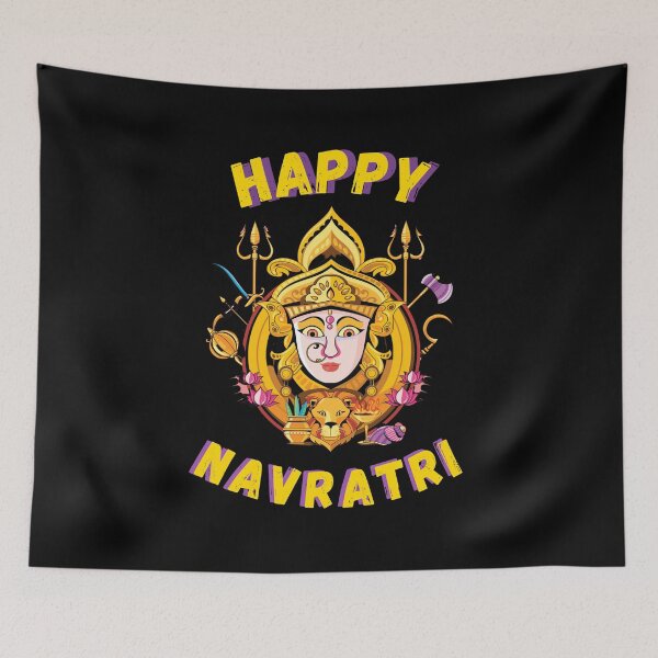 Item preview, Happy Navratri Hindu Festival  designed and sold by MojaveTradePost.