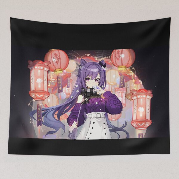 Item preview, Genshin impact keqing electro portrait  designed and sold by maynard974b.