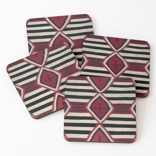 Item preview, Navajo blanket, southwestern, maroon and black,  designed and sold by Nostrathomas66.