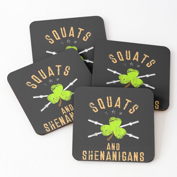 Item preview, Squats And Shenanigans St Patricks Day T Shirt Workout  designed and sold by Calan6Javer.