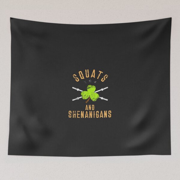 Item preview, Squats And Shenanigans St Patricks Day T Shirt Workout  designed and sold by Calan6Javer.