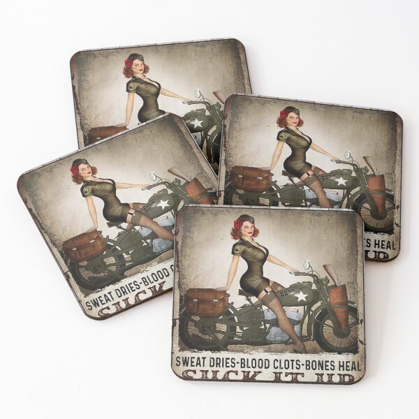 Item preview, Suck It Up Buttercup Old Women Ride Motorcycles Poster designed and sold by janetganes0118.