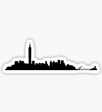 Taipei skyline Sticker