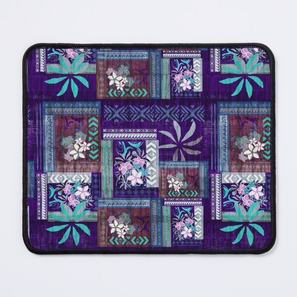 Item preview, Polynesian Tapa Patchwork Art Print designed and sold by sunnthreads.