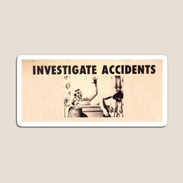 Item preview, Investigate Accidents Funny Retro Pinup designed and sold by Organic Creeps.