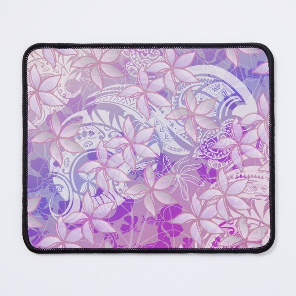 Item preview, Copy of Purple Polynesian Tribal Plumeria designed and sold by sunnthreads.