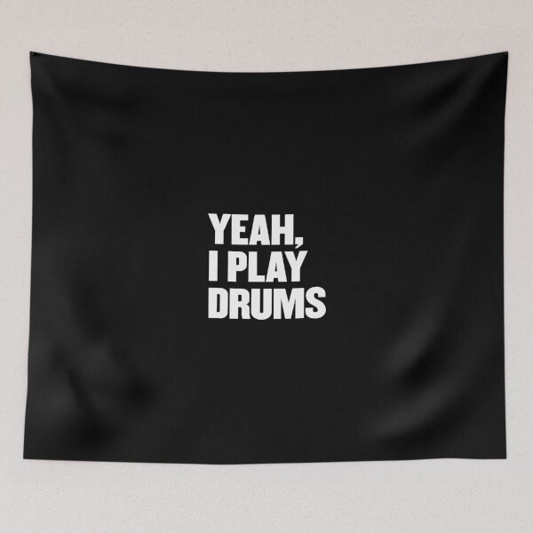 Item preview, Funny Yeah I Play Drums Drummer Tee for Drum Players Long Sleeve T-Shirt designed and sold by politevann.