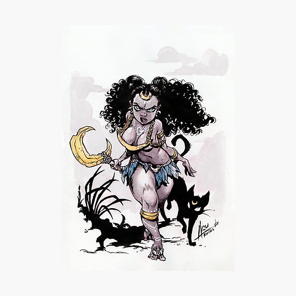Moon Warrior Fotodruck