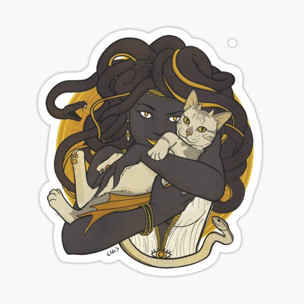 Item preview, Medusa & Her Chimera designed and sold by Danielle Camorlinga.